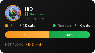 NostrZap Stats