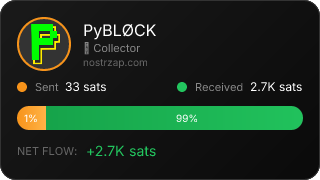 NostrZap Stats