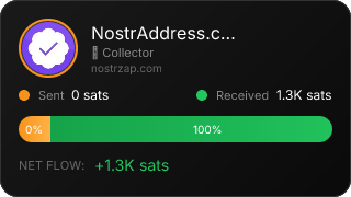 NostrZap Stats