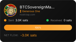 NostrZap stats badge