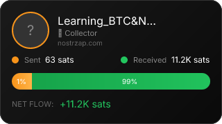 NostrZap stats badge