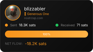 NostrZap Stats