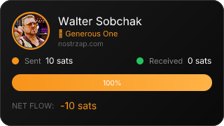 NostrZap Stats