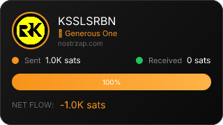 NostrZap Stats