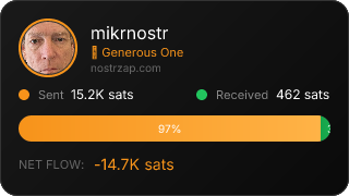 NostrZap Stats