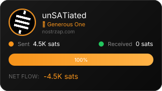 NostrZap Stats