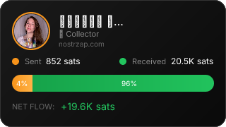 NostrZap Stats