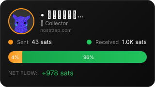 NostrZap Stats