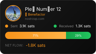 NostrZap Stats