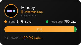 NostrZap Stats