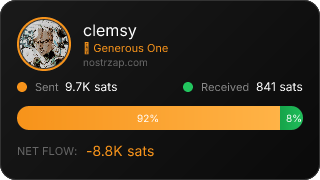 NostrZap Stats