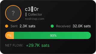NostrZap Stats