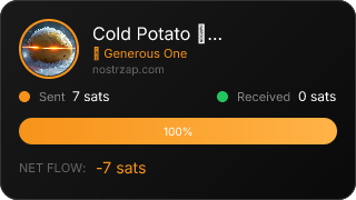 NostrZap Stats