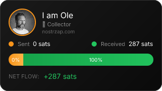 NostrZap Stats