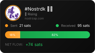 NostrZap Stats