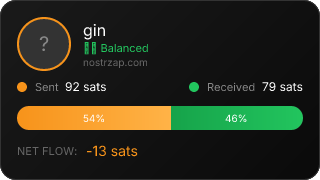 NostrZap Stats