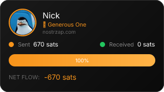 NostrZap Stats