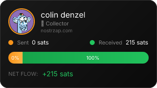 NostrZap stats badge