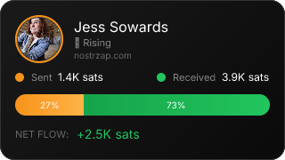 NostrZap Stats