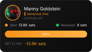 NostrZap Stats