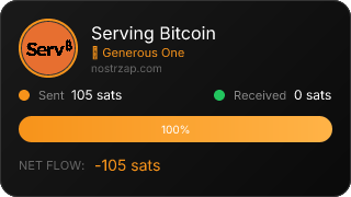 NostrZap Stats