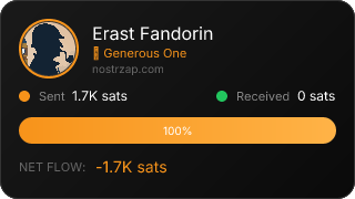 NostrZap Stats