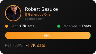NostrZap Stats