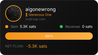 NostrZap Stats