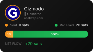 NostrZap Stats