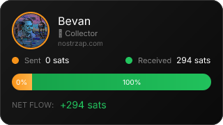 NostrZap Stats
