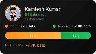 NostrZap stats badge