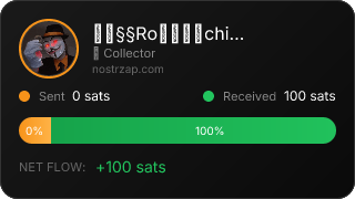 NostrZap stats badge