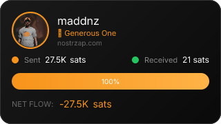 NostrZap Stats