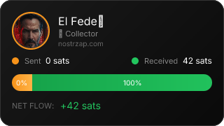 NostrZap stats badge