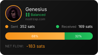 NostrZap Stats