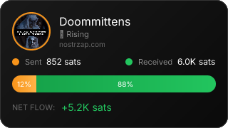 NostrZap Stats