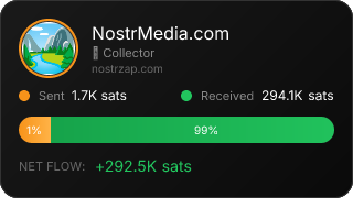 NostrZap Stats