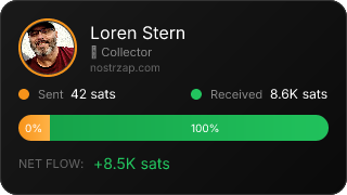 NostrZap Stats