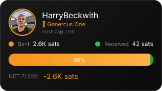 NostrZap Stats