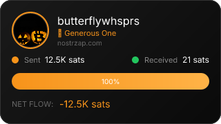 NostrZap Stats