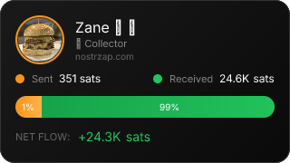 NostrZap Stats