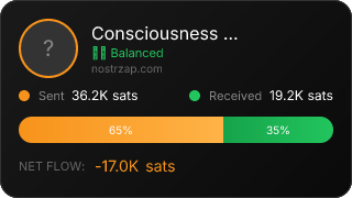 NostrZap stats badge
