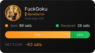 NostrZap Stats