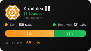 NostrZap Stats