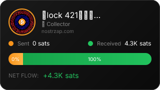 NostrZap Stats