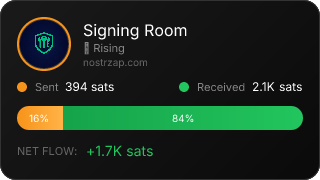 NostrZap Stats