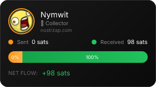 NostrZap stats badge