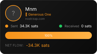 NostrZap Stats