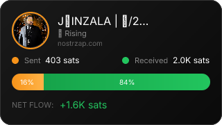 NostrZap Stats