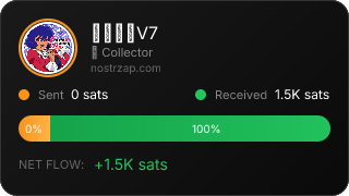 NostrZap stats badge